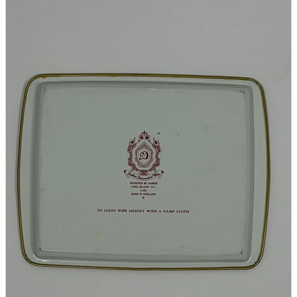 Daher Decorated Ware Floral Fruit Serving Tray 8 x 6 in